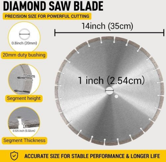 Picture of 14" Concrete Diamond Blade 